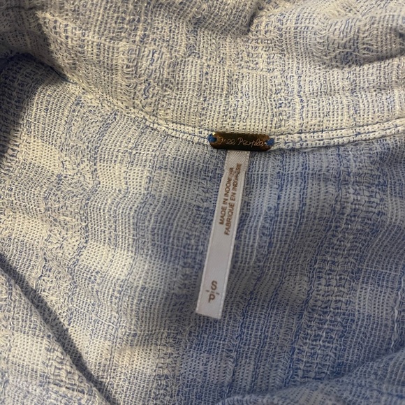 Free People OB639566 Headed To The Highlands Button-Front Top - Picture 3 of 4